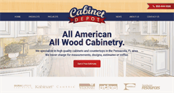 Desktop Screenshot of cabinet-depot.com